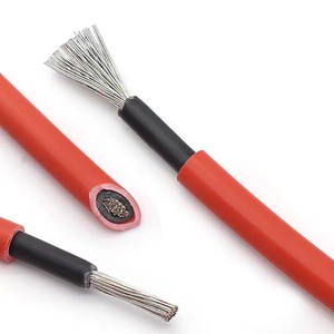 TUV H1Z2Z2-K Solar Cable 4MM2 6MM2 10MM2 16MM2 Red Black Battery DC Cable 16mm PV Power Wire Kabel 6mm Solar 10mm