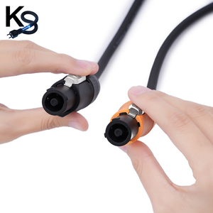 KESHI IP65 Rated PowerCon Extension Cable Copper PVC 3 Pin 20A 250V Waterproof Locking Cord for Stage Audio LED Display DJ Gear