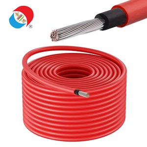 PV1-F Solar Cable 1000V - TUV Certified, UV & Weather Resistant, For Photovoltaic Panel Wiring Systems
