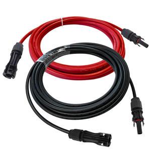 IP68 1M/2M/3M/5M Extension Cables For Solar Panels, 2.5mm/4mm/6mm Copper Solar PV Cables With MC Connectors