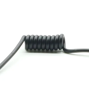 Flexible 2 Core Micro Electric Spiral Coiled Cable Curly Cord Spring Cable