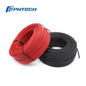 H1Z2Z2-K Certification Solar PV Cable Single Core 1x6mm2 DC 1.5KV Tinned Copper Low Smoke No Halogen XLPO for Solar System