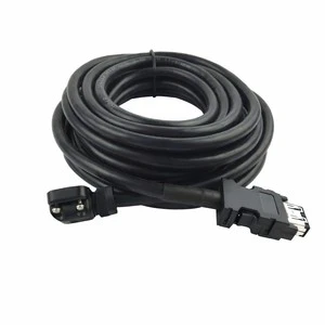 MR-J3PWS11-5M Industrial Servo Power Cable 5 Meter High Durability Wire Assembly Type-C Connection PVC Material High Speed