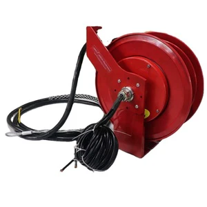 Heavy Duty Light Cord Reel EXTENSION CABLE REEL for Electric Flat Car Crane Forklift