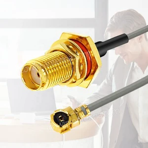 U.FL to SMA Female IP68 Waterproof Bulkhead O-ring Pigtail Jumper Cable 1.13 1.13MM 5CM 15CM 30CM