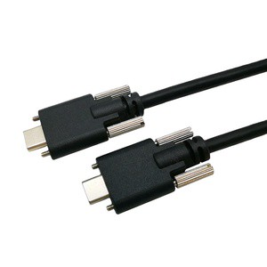 Industrial Camera Machine Vision Cable USB 3.2 Type C to Type C Cable with Double Screw Lock