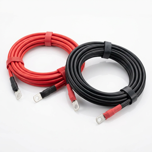 Pre-cut Terminated 35mm2 Battery Interconnect Cable with Ring Terminals 600V 1500V for 48V LiFePO4 Battery Pack CE
