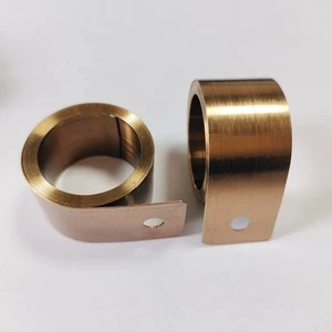 Custom SS301 Flat Coil Spiral Spring and Cable Retractor Extension Reel Constant Force Spring