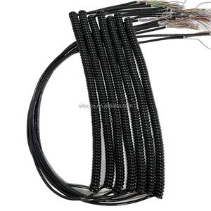 Spiral Coiled Cable for CNC MPG 3-4 Meter 7 10 11 12 13 14 15 16 17 18 19 20 21 Cores