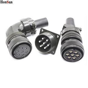24-10S 7 Cores Servo Motor Encoder Power Aviation Plug Connectors