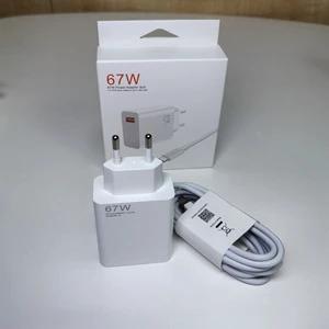 Wholesale Price for 67W GAN Electric Charger with USB Type C Cable OTP and OVP Protection for Note10pro for Xiaomi 11pro/11UItra