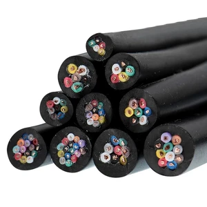 2 3 4 5 6 7 8 Core Trailer Light Electrical Cable Flexible Copper Black