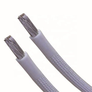 200C High Temperature Stranded Power Cable 300V White Red Black Yellow Blue Free Sample 4mm2 Silicone Rubber Fiberglass