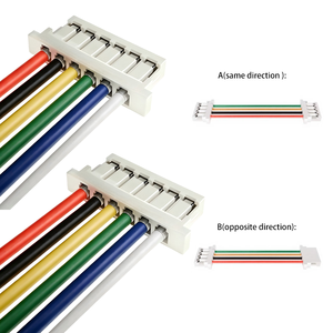 Custom JST Cable Assembly Molex JST SH 1.0mm Pitch 6pin Tinned Copper Electrical Wire Harness Custom Cable Assembly