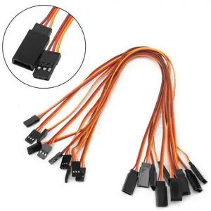 3 Pin Servo Extension Wire Lead Female to Male JR Plug Connector 30cm 50cm 80cm 100cm for RC Car Drone Quadcopter Aircraft