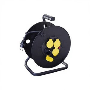Cable Reel IP44 Waterproof Grade Various Cable Heat Security with 16A Copper Conductor NEMA Female End Type