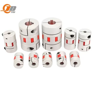 Aluminum Alloy Plum Blossom Jaw , Shaft Connector for Stepper Servo Motor Ball Screw Transmission