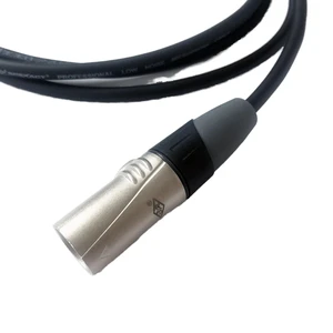SREXACT SVC687V-176-1M Superior Quality PVC Jacket XLR Male-Female Microphone Cable Braid Shielding for Professional Audio DMX