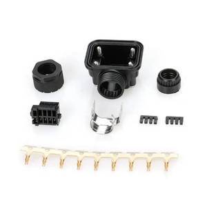 Install the Mitsubishi Servo Encoder Cable, Female Power Connector, Connector Code 1674320-1 (9-pin)