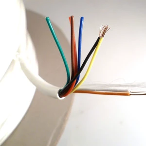 Alarm Security Cable 6 Core CCA Reel White 100m Unshielded 22AWG Signal/Audio/Control
