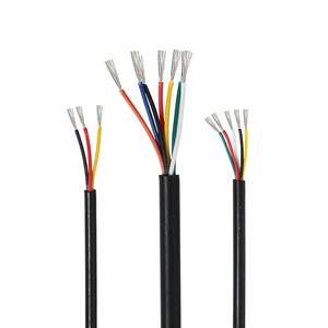 UL2464 PVC Cable 28/26/24/22/20/18/16/14/12 AWG 2-10 Core Tinned Copper Wire For Internal Wiring Automation Devices