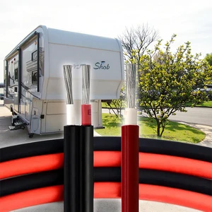 PV Waterproof Solar Cable Black Red Solarcable for Solar Panels Wires Cables & Cable Assemblies