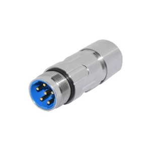 Waterproof IP67 M23 Plug Connector 8 Pin Circular Motor Servo Heavy Duty Power Straight Female Connection