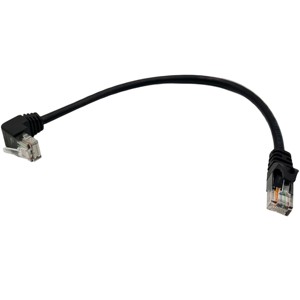 High Speed Right Angle RJ45 Ethernet Patch Cable for Industrial Network and LAN Modem Custom Cable Assembly