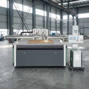 Heavy Type Customized Eco-Friendly Recycled Materials Oscillating CNC Vibrating Knife Cutting Machine Table With High Precision