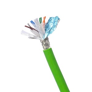 Cat6 Industrial Ethernet Cable High-Flexibility with Shielded Drag Chain, PROFINET Network Cable, 8-core EtherCat Cable
