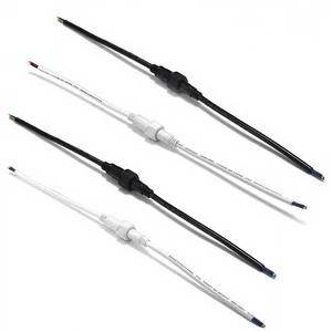Multi-Core Copper Male/Female PC IP67 Waterproof Connector Cable 0.5mm2 Electric Wires WS2812B LED Pixel Strip Stage Lamp