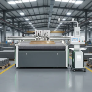 Premium Quality White Cardboard Digital Flatbed Plotter Cutters Tables Machines Automatic Production Line With Competitive Price