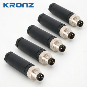 IP67 Waterproof M8 Connector Set 3-Pin 4-Pin Male Female Aviation Plug And Socket For Sensors Industrial Equipment KRONZ