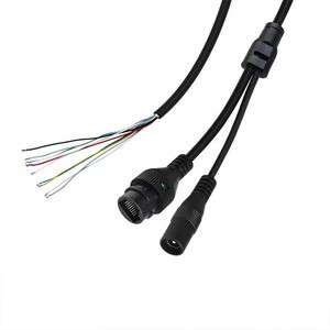 Waterproof RJ45 Industrial Ethernet Plug Cable Assembly for Outdoor Automation Control System