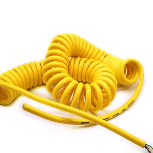 Customized Flexible Curly 2 3 4 5 6 7 8 9 10 12 14 Core Spring Coiled Wire Spiral Cable