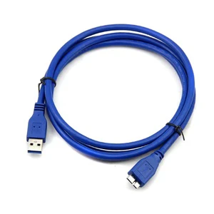 Wholesale USB3.0 Extension Cable Black PVC Jacket USB a Male to MICRO B USB Cable for Hard Drive Disk Camera Microphone Car