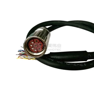 Servo Motor Field Wireable 8Heavy Load M23 Encoder 8Pin 8 Pin Female Plug Cable M23 Assembly Connector 18AWG 1M
