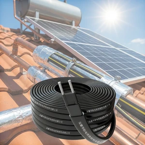 220V 8mm Self-Regulating Heating Cable, For Water Pipe Freeze Protection, Solar Heating And Roof Gutter Snow Melting