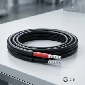 ST For PV1-F 1x2.5mm Photovoltaic Solar Panel DC Power Cable For Approved With Tinned Copper Conductor Sample Available