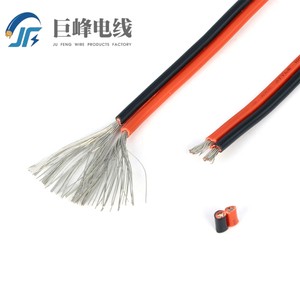 Copper Wire PVC Cable 26-14 AWG 2-Pin Flexible DIY LED Connector IP67 Electronic Automobile Adapter Black Red