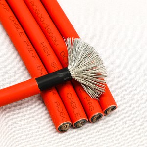 PV Power Cables Photovoltaic XLPO ROHS Compliant Eco-Friendly Lightweight Durable Tinned Copper 0.6/1 KV Solar Energy