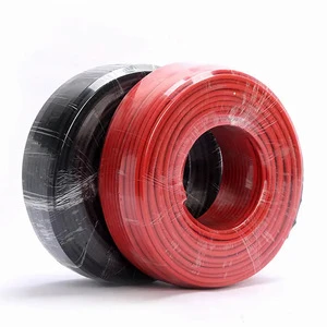 Chinacable PV1-F Solar Cable Tinned Copperr XLPE Insulated DC PV Cable 2.5mm 4mm 6mm Solar Power Station