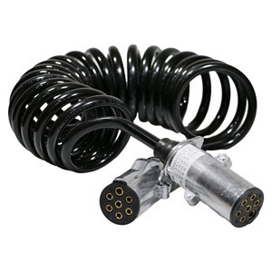 Wholesale Trailer 7 Core 5 Way Cable Male Rv Trailer Cable 6 Core Abs Eavy Duty Vehicles Trailer Connector Truck Spiral Cable