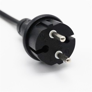High Quality Europe Standard Accept Customized Length Power Cord Cable For DVD Amplifier Multimedia
