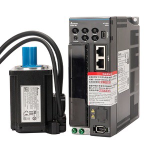 Premium Quality Delta 220v 50hz 3000rpm 1.27n.m Torque AC Servo Motor and Driver and 3m Cable Kit for Smooth Operation