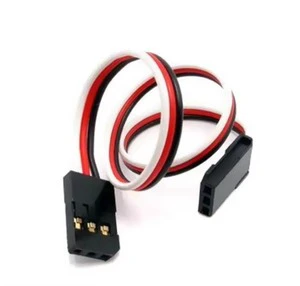 CNC Machined Metal Four/Six-Axis RC Servo Extension Cords for Vehicles Remote Control Toys-Boys 14 Years Male-to-Male Connectors