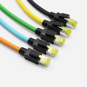 CE RoHS Custom Length Professional Industrial Ethernet RJ45 Network Cable Cat6 Cat6A S/FTP Shielded Industrial Grade PLC Sensor