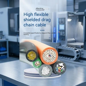 Industrial Chain Control Cable 25x0.75mm Flexible PVC CNC Automation Cable Drag Chain Cable