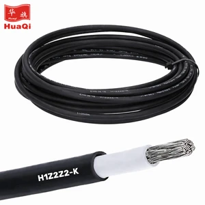 Huaqi Solar Cable H1Z2Z2-K: Tinned Copper Conductor, XLPE Insulation & Sheath, PV Cable