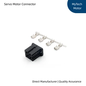 3000 Series Servo Motor Connector 4P Crimp 2 Row Black Dynamic Housing Receptacle Terminal 1-175218-5 Product Connectors
